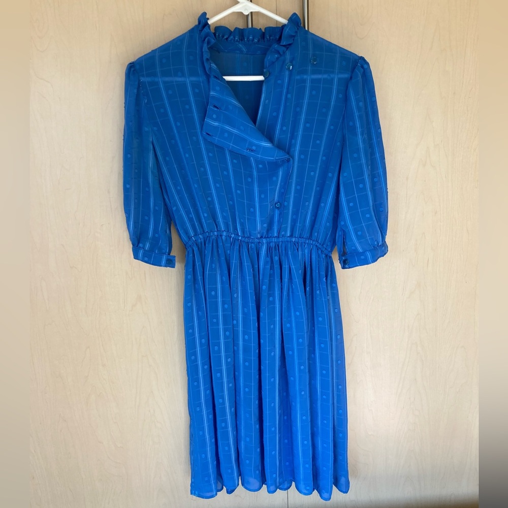 Vintage blue dress